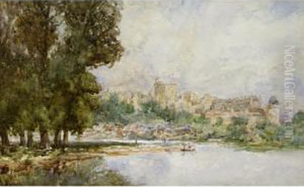 Windsor Castle From The River - view 1