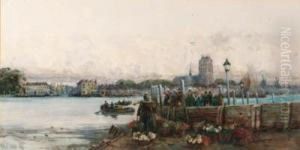 The Vegetable Market. by George Charles Haite