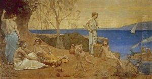 Sweet Country, 1882 by Pierre Cecile Puvis de Chevannes