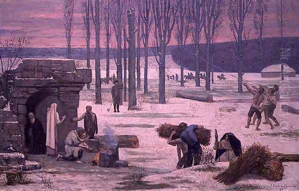 Winter, 1896 by Pierre Cecile Puvis de Chevannes