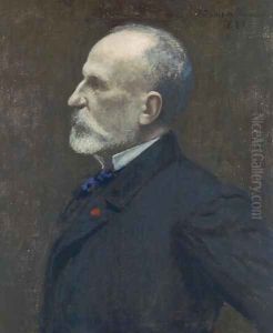 Self Portrait, 1887 by Pierre Cecile Puvis de Chevannes