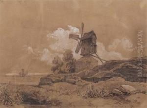Windmuhle by Ludwig Halauska