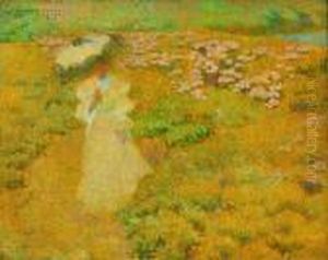 A Walk Through The Fields by Philip Leslie Hale