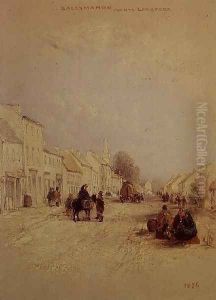 Ballymahon, County Longford, 1836 by Thomas Creswick