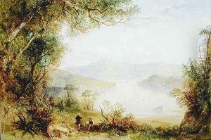 View on the Hudson River, c.1840-45 by Thomas Creswick