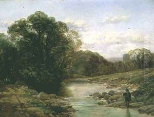 A Sylvan Stream by Thomas Creswick