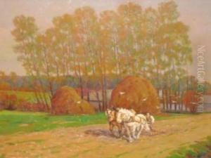 Spring Ploughing by Frederick Hall