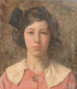 Portrait Of Barbara Hall by Frederick Hall