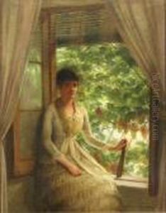 At The Window by George Henry Hall