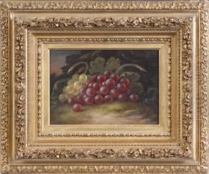 Still Life Of Grapes by George Henry Hall
