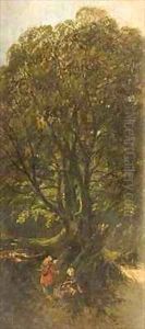Landscape with Figures by Thomas Creswick