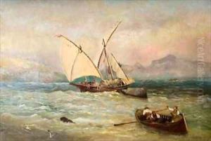 On the Tees by Thomas Creswick