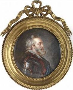 Portratt Av Harforare I Rustning by Peter Adolf Hall