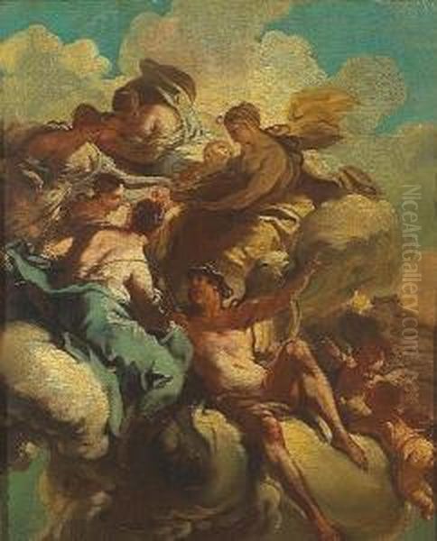 Celestial Figures In The Heavens - view 1