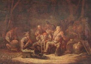 Peasants in the Tavern by Benjamin Gerritsz. Cuyp