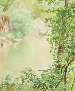Vihrea Ranta by Pekka Halonen