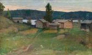 House In Kivesjarvi by Pekka Halonen