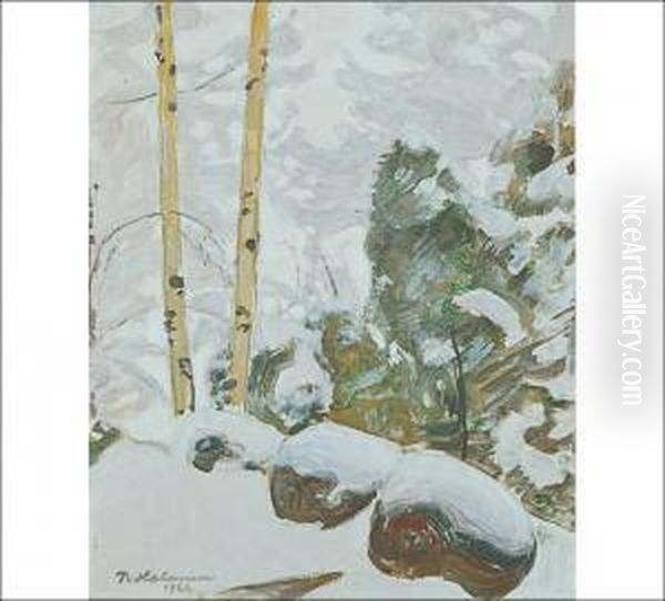 Wintry Forest - view 1