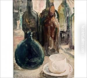 Still Life With Bottles by Pekka Halonen
