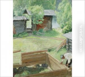 Building A Croft by Pekka Halonen