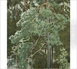 Forest Landscape by Pekka Halonen