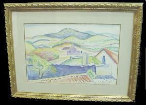 European Landscape by Samuel Halpert