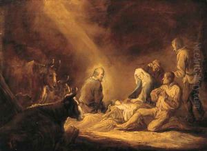 The Adoration of the Shepherds by Benjamin Gerritsz. Cuyp