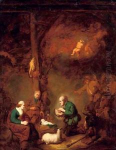 The Adoration of the Shepherds 3 by Benjamin Gerritsz. Cuyp