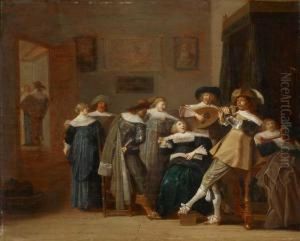 Musizierende Gesellschaft by Dirck Hals