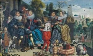 Allegorie Des Cinq Sens by Dirck Hals