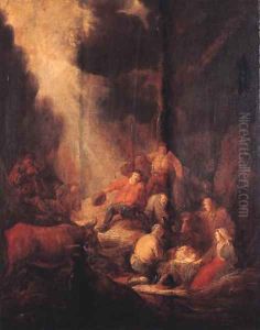The Adoration of the Shepherds 2 by Benjamin Gerritsz. Cuyp