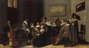 Musizierende Gesellschaft by Dirck Hals