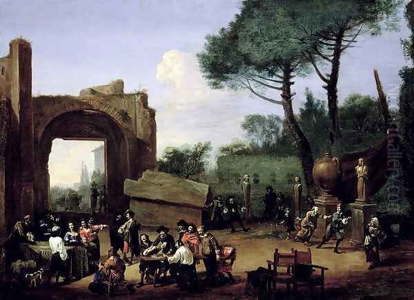Garden Party with Roman Artists, c.1640s - view 1