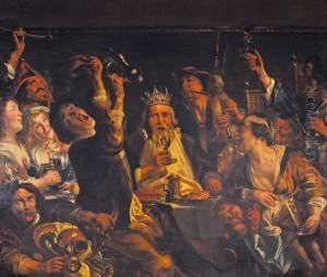Il Banchetto Del Re by Frans Hals
