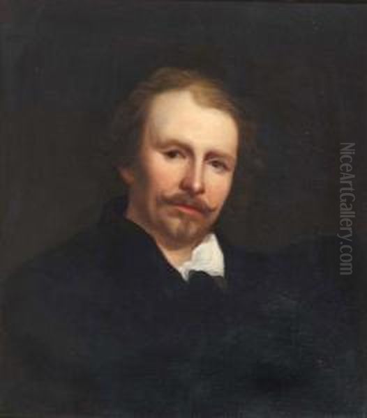 Portrait Of A Gentleman With Moustache - view 1