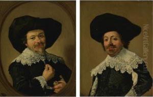 Portrait Of A Man Pulling On The Tassels Of His Collar Portrait Of A Man Pulling On The Tassels Of His Collar