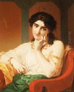 A Classical Beauty by Pierre Oliver Joseph Coomans