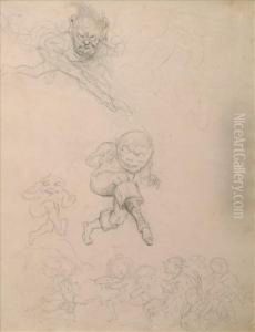 Dancing Goblin For The Child's Dream Pencil by Keeley Halswelle