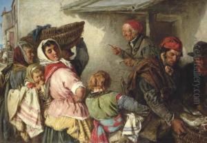 Fish Auction by Keeley Halswelle