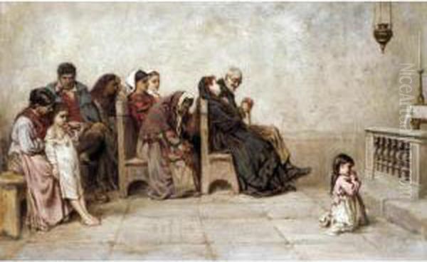In A Country Church, Italy - view 1