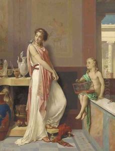 Her Favorite Pet by Pierre Oliver Joseph Coomans