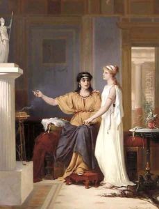 Praising the Virtues of Athena by Pierre Oliver Joseph Coomans