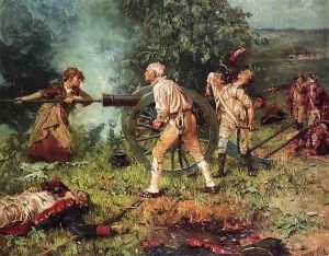 Molly Pitcher at The Battle of Monmouth, 1778 Molly Pitcher at The Battle of Monmouth, 1778