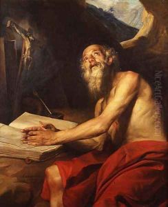 The Vision of St. Jerome by Juan Martin Cabezalero