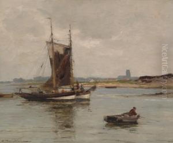 Boats On A River - view 1