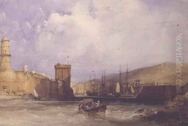 The Entrance to Marseilles Harbour - view 1
