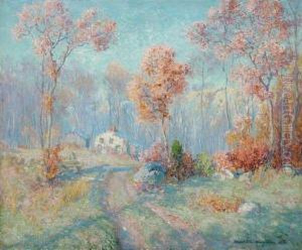 ''sunlit Connecticut Landscape'' - view 1