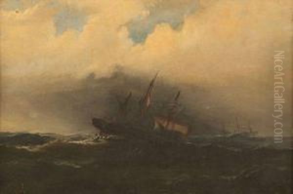 Seascape With Ships - view 1