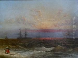 Coastal Scene At Dusk