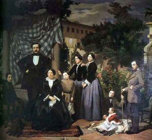 La Famiglia Bianchini (The Bianchini Family) by Antonio Ciseri